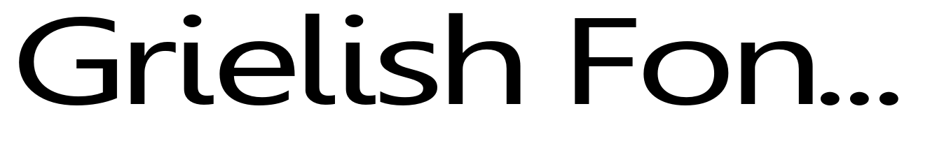Grielish Font Duo Sans